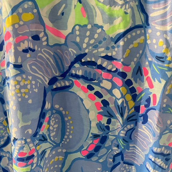 Lilly Pulitzer Dress With Tie Sleeves.  Size XS. - Picture 3 of 7